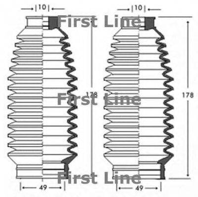 FIRST LINE FSG3236 Пильовик, рульове управління