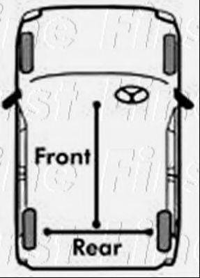 FIRST LINE FKB1173 Трос, стоянкова гальмівна система