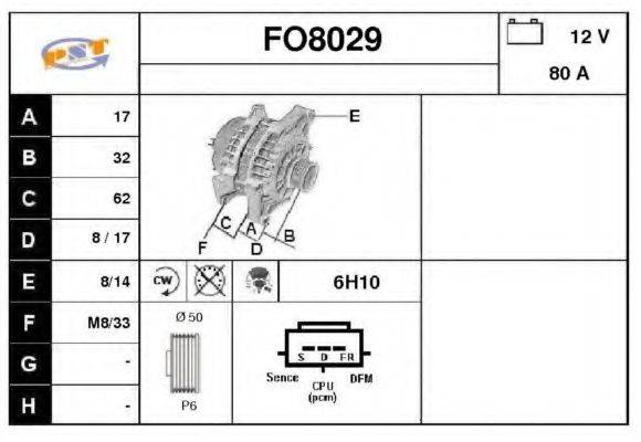 SNRA FO8029 Генератор