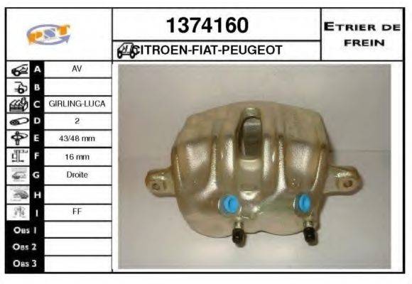 SNRA 1374160 Гальмівний супорт