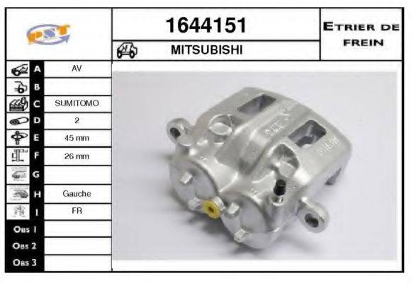 SNRA 1644151 Гальмівний супорт