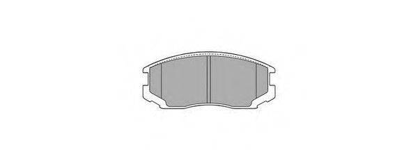 FREMAX FBP1596 Комплект гальмівних колодок, дискове гальмо