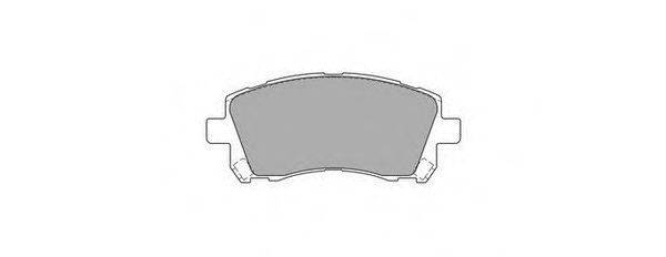 FREMAX FBP1599 Комплект гальмівних колодок, дискове гальмо