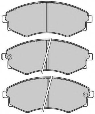 FREMAX FBP0299 Комплект гальмівних колодок, дискове гальмо