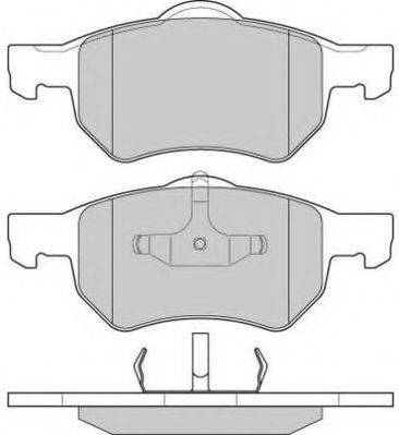 FREMAX FBP1561 Комплект гальмівних колодок, дискове гальмо