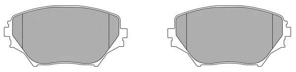 FREMAX FBP1259 Комплект гальмівних колодок, дискове гальмо