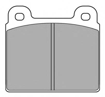 FREMAX FBP0308 Комплект гальмівних колодок, дискове гальмо