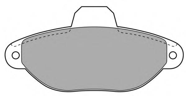 FREMAX FBP1514 Комплект гальмівних колодок, дискове гальмо