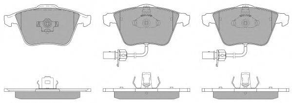FREMAX FBP130201 Комплект гальмівних колодок, дискове гальмо