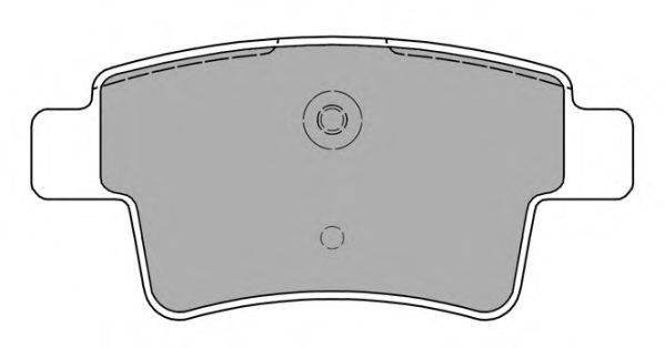 FREMAX FBP1579 Комплект гальмівних колодок, дискове гальмо