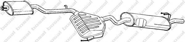 BOSAL 292121 Глушник вихлопних газів кінцевий