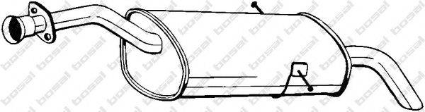 BOSAL 170239 Глушник вихлопних газів кінцевий