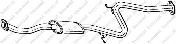 BOSAL 283471 Середній глушник вихлопних газів