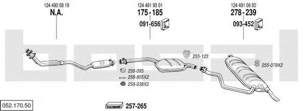 BOSAL 05217050 Система випуску ОГ