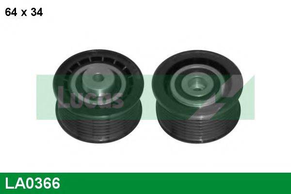 LUCAS ENGINE DRIVE LA0366 Натяжний ролик, полікліновий ремінь