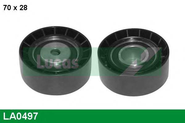 LUCAS ENGINE DRIVE LA0497 Паразитний / провідний ролик, полікліновий ремінь