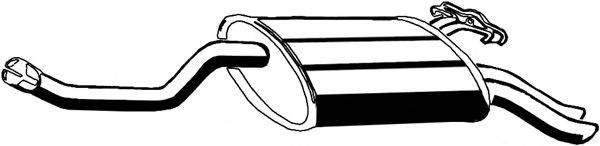 ASMET 01050 Глушник вихлопних газів кінцевий