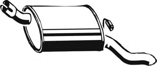 ASMET 05050 Глушник вихлопних газів кінцевий