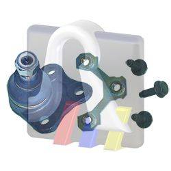 RTS 9300955256 несучий / напрямний шарнір