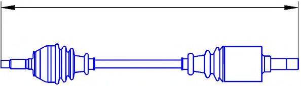 SERCORE 12764 Приводний вал