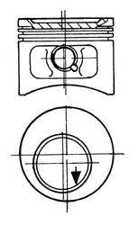 KOLBENSCHMIDT 93827600 Поршень