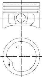 KOLBENSCHMIDT 97360600 Поршень