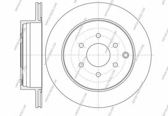 NPS N331N08 гальмівний диск