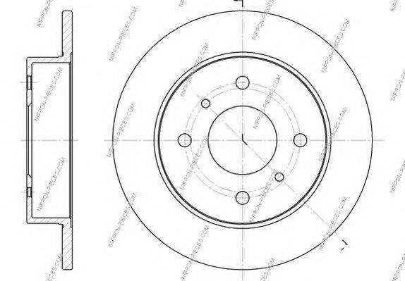 NPS N331N22 гальмівний диск