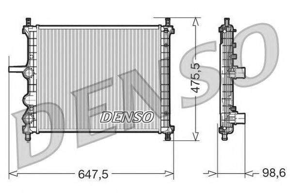 NPS DRM09038 Радіатор, охолодження двигуна