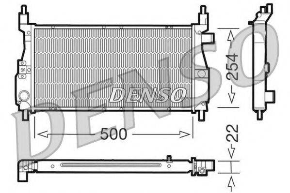 NPS DRM24003 Радіатор, охолодження двигуна
