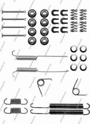 NPS M351I04 Комплектуючі, гальмівна колодка