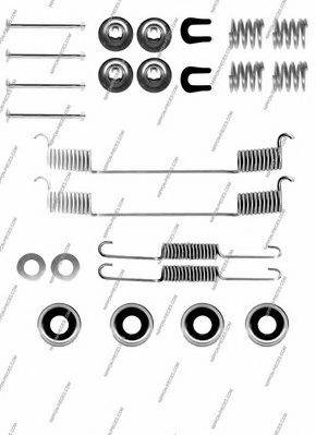 NPS N351N34 Комплектуючі, гальмівна колодка