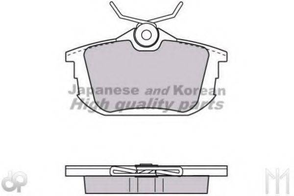 ASHUKI 10832105O Комплект гальмівних колодок, дискове гальмо