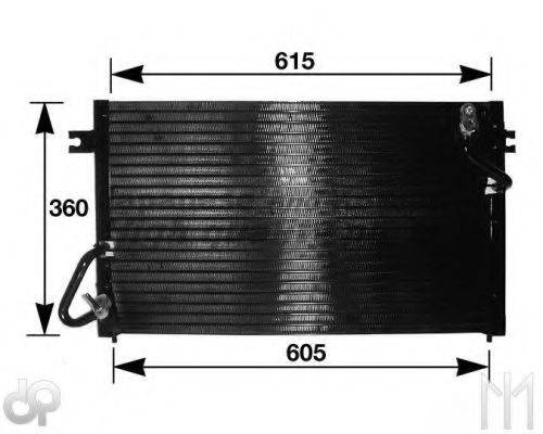 ASHUKI C55922 Конденсатор, кондиціонер