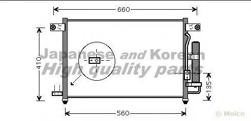 ASHUKI J03302 Конденсатор, кондиціонер