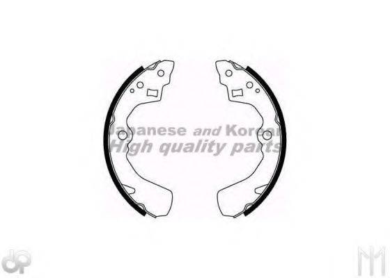 ASHUKI K01420 Комплект гальмівних колодок