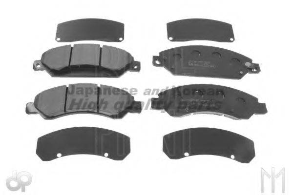 ASHUKI US104242 Комплект гальмівних колодок, дискове гальмо