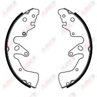 ABE C08026ABE Комплект гальмівних колодок