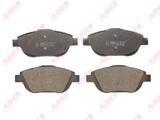 ABE C1C059ABE Комплект гальмівних колодок, дискове гальмо