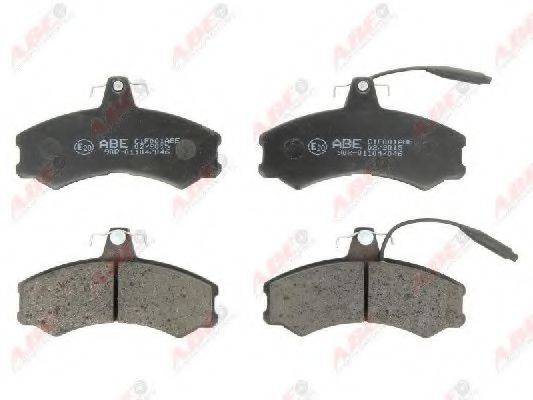 ABE C1F001ABE Комплект гальмівних колодок, дискове гальмо