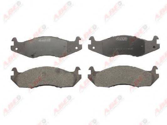 ABE C1Y011ABE Комплект гальмівних колодок, дискове гальмо