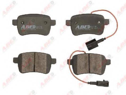 ABE C2D011ABE Комплект гальмівних колодок, дискове гальмо
