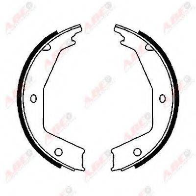 ABE CRG001ABE Комплект гальмівних колодок, стоянкова гальмівна система