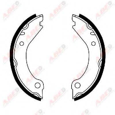 ABE CRV000ABE Комплект гальмівних колодок, стоянкова гальмівна система