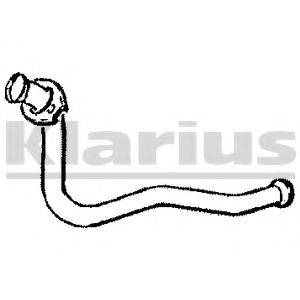 KLARIUS 110143 Труба вихлопного газу
