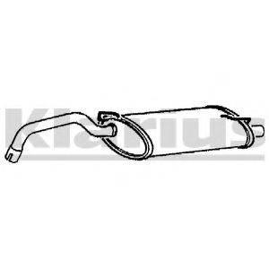 KLARIUS 230368 Глушник вихлопних газів кінцевий