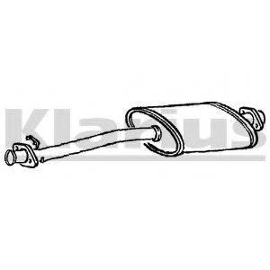 KLARIUS 230587 Середній глушник вихлопних газів