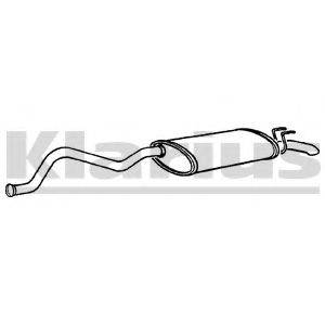 KLARIUS 240217 Глушник вихлопних газів кінцевий