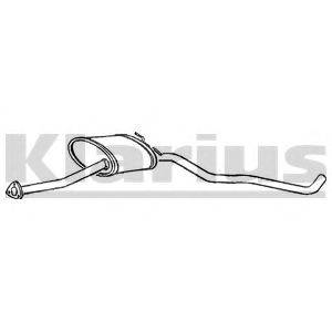 KLARIUS 250127 Середній глушник вихлопних газів