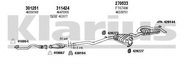 KLARIUS 330748E Система випуску ОГ